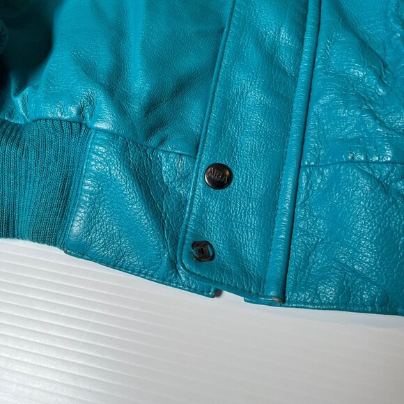 Vintage Fans Choice Charlotte Hornets Leather Jacket XL - Picture 8 of 11